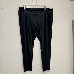 Black Shiny Leggings ( faux leather)